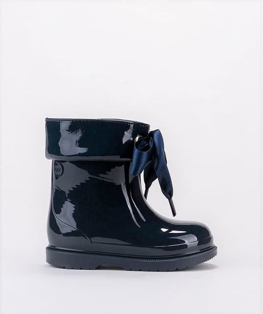 Igor Bimbi patent leather rain boot Navy - Image 4