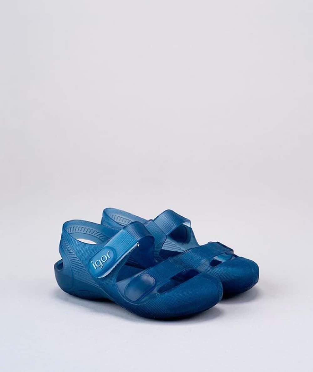 Igor Blue Bondi Translucent Sandal for kids - Image 1