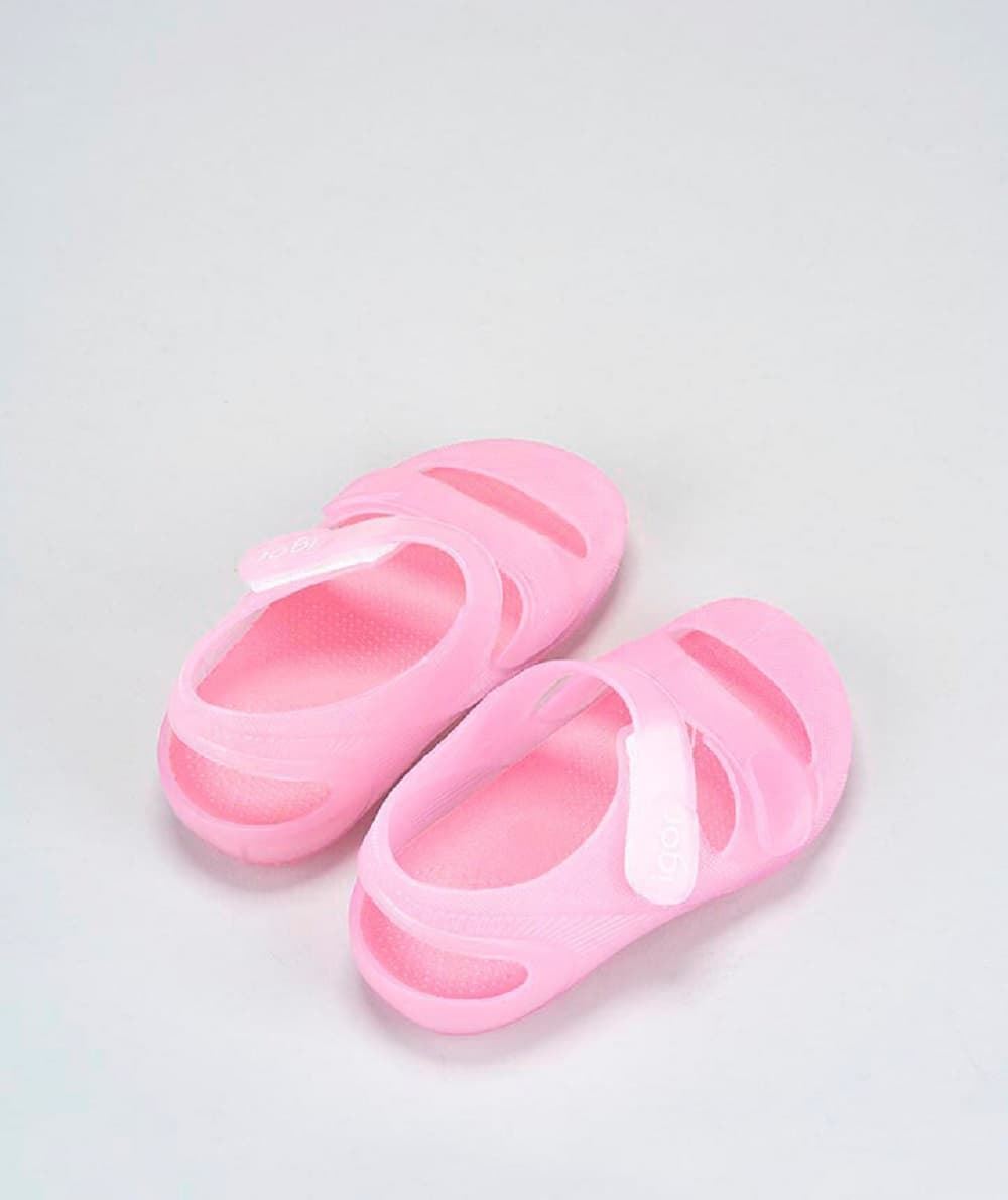 Igor Pink Bondi Translucent Sandal for Kids - Image 3