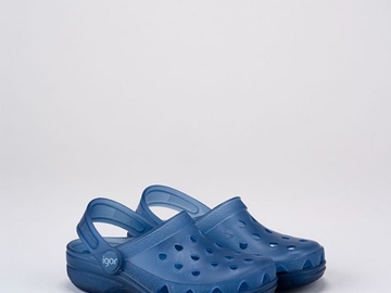 Igor Poppy Translucent Navy Clog for children - Image 1