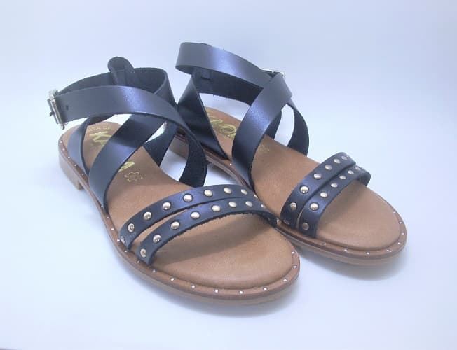 Kaola Black Studded Sandal - Image 4