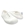 La Cadena Children's Sneakers White Canvas with Toe - Image 1