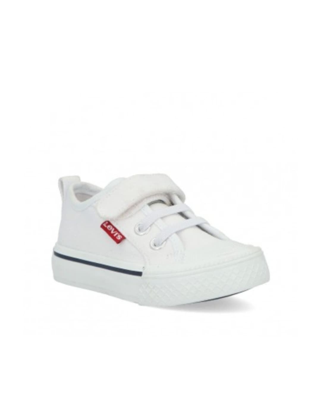 Levi's Unisex White Canvas Sneakers Kids - Image 2