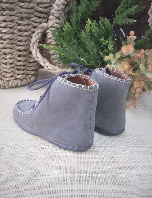 Mohican Girl Sweets Gray Split Leather - Image 3