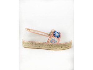 Montblanc Crochet Salmon Espadrilles Double Floor - Image 1