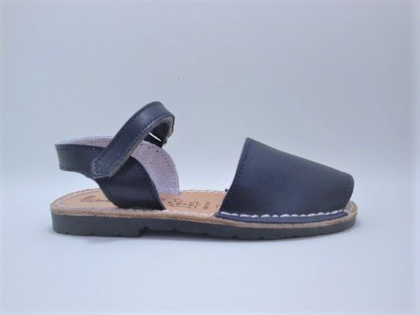 Navy Blue Menorcan Bars Velcro - Image 1