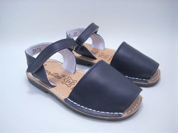 Navy Blue Menorcan Bars Velcro - Image 2