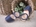 Navy Blue Velcro Menorcan Sandals - Image 2