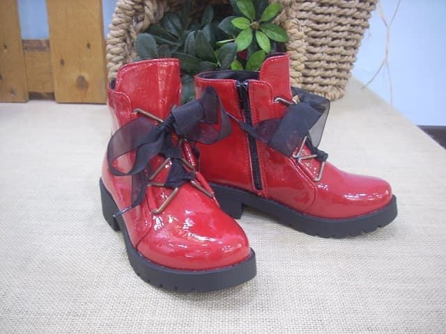 Oca Loca Girl Boot Red Patent Leather - Image 3