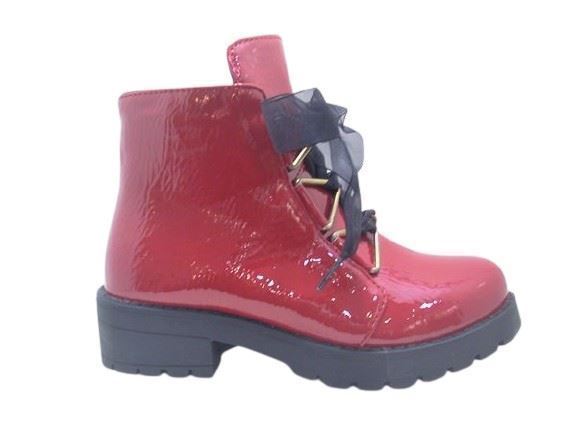 Oca Loca Girl Boot Red Patent Leather - Image 4