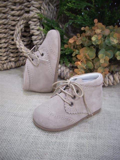 Pirufin Baby booties Suede Earth - Image 3