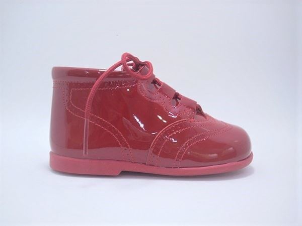 Pirufin Baby Wales Boot Red Patent Leather - Image 2