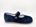 Pirufin Mary Janes for baby girls in Navy Blue suede - Image 2