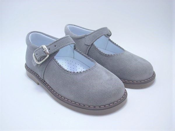 Pirufin Mercedita girl Gray Suede - Image 1