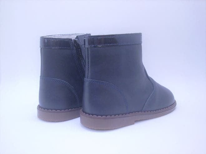 Pirufin Navy Blue Girl's Ankle Boot - Image 4
