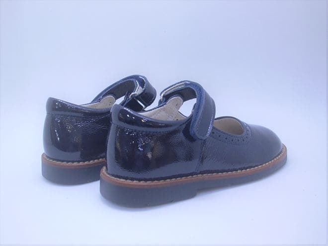 Pirufin Navy Blue Patent Leather Girl Mary Jane - Image 3