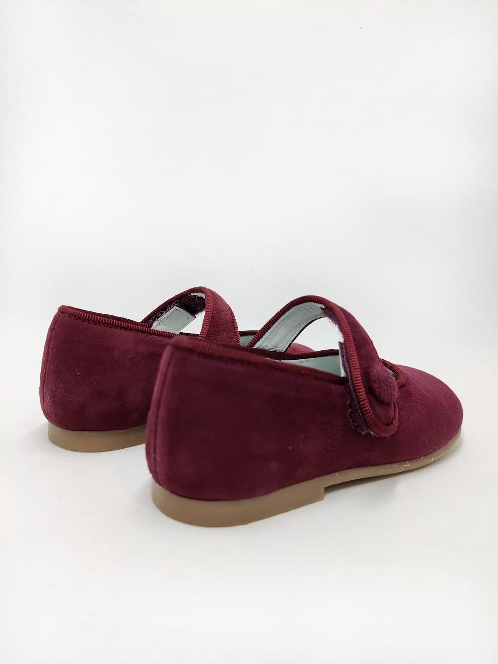 Pirufin (Piruflex) Mary Janes for baby girls in Bordeaux suede - Image 3