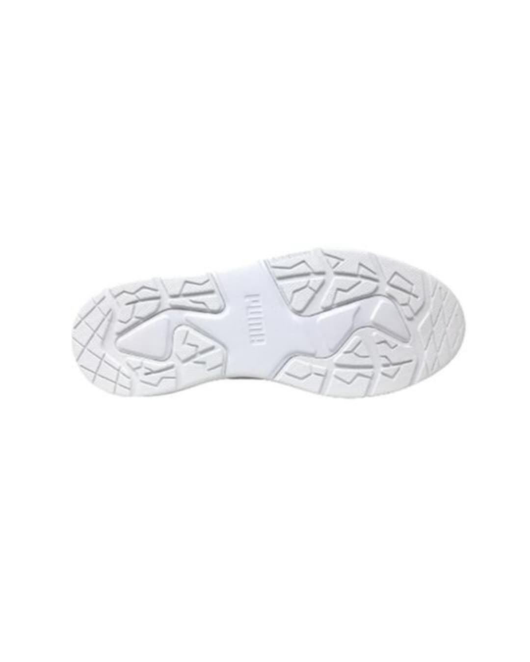 Puma Evolve Court Jr White Children's Sneakers with Lace - Image 3