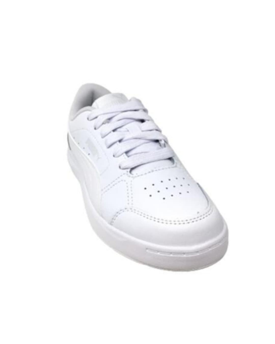 Puma Evolve Court Jr White Children's Sneakers with Lace - Image 4