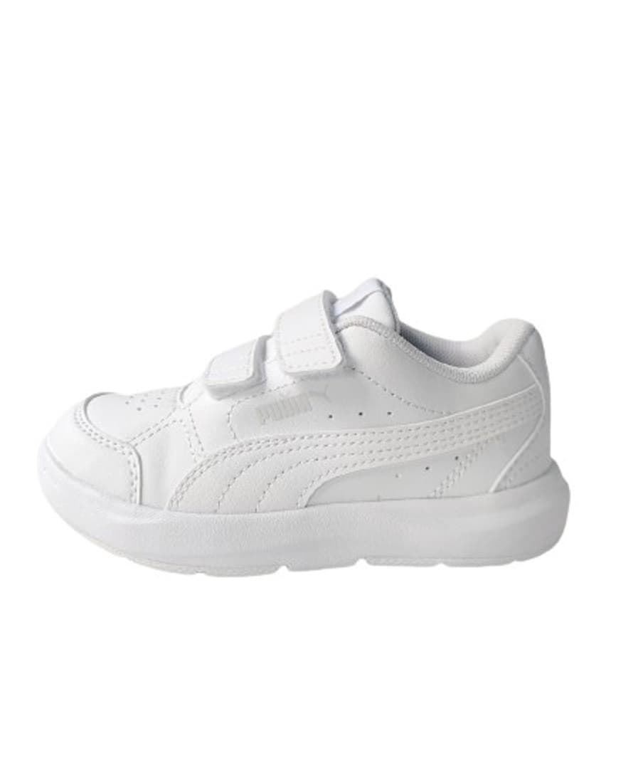 Puma Evolve Court White Kids Sneakers - Image 3