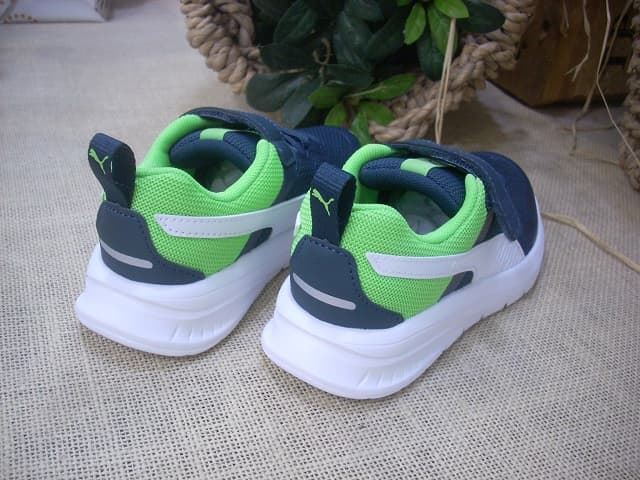 Puma Evolve Run Mesh AC + PS Blue Green Boy's Sneakers - Image 5