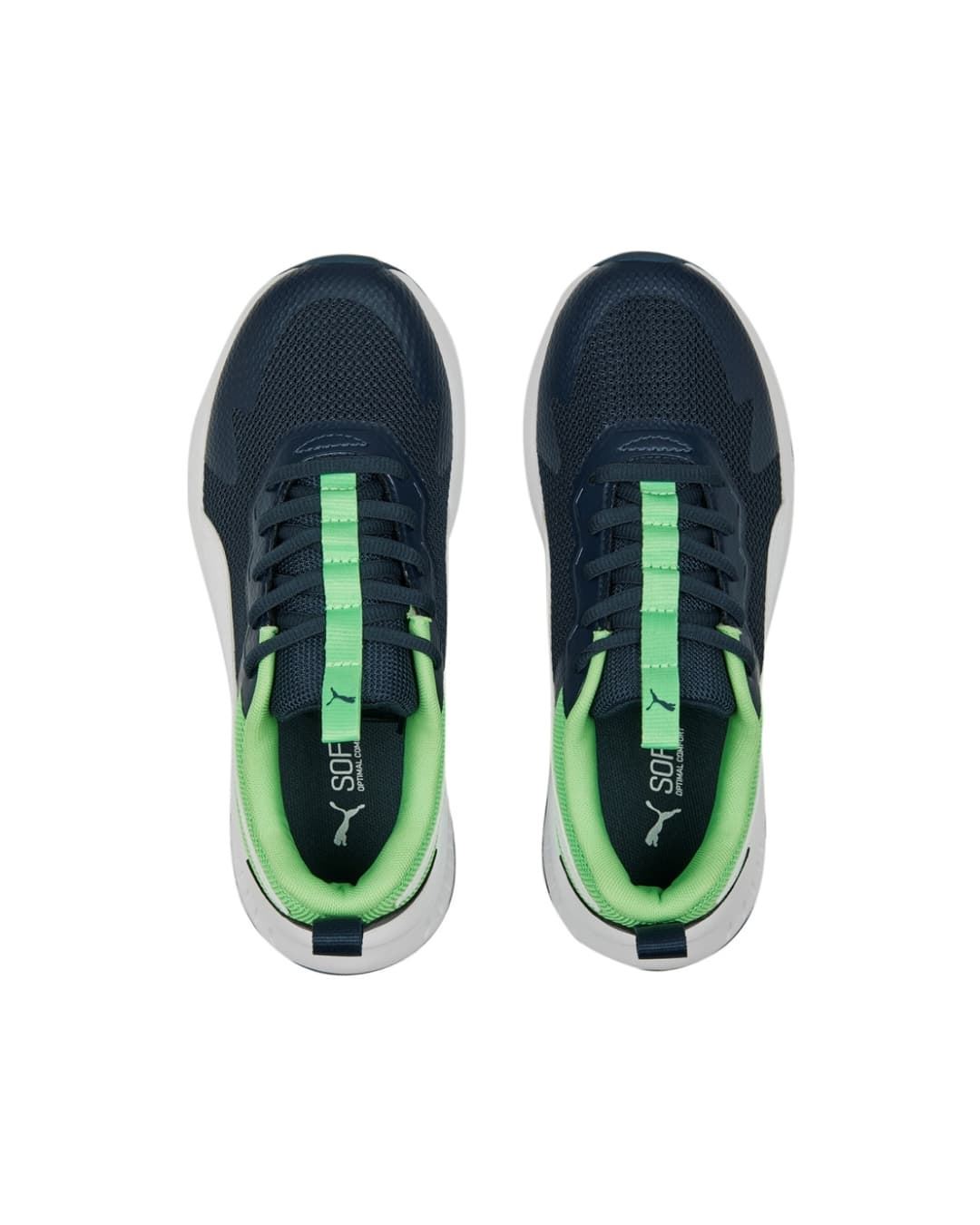Puma Evolve Run Mesh Jr Sneakers Blue Green - Image 2