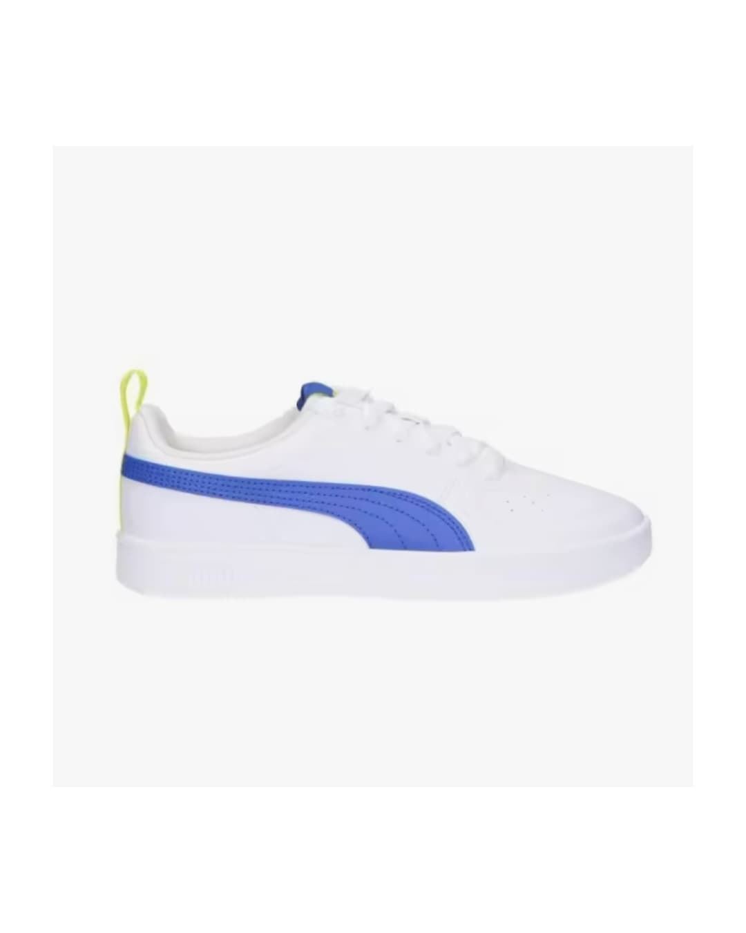 Puma Rickie Jr Sneakers White Blue with lace - Image 4