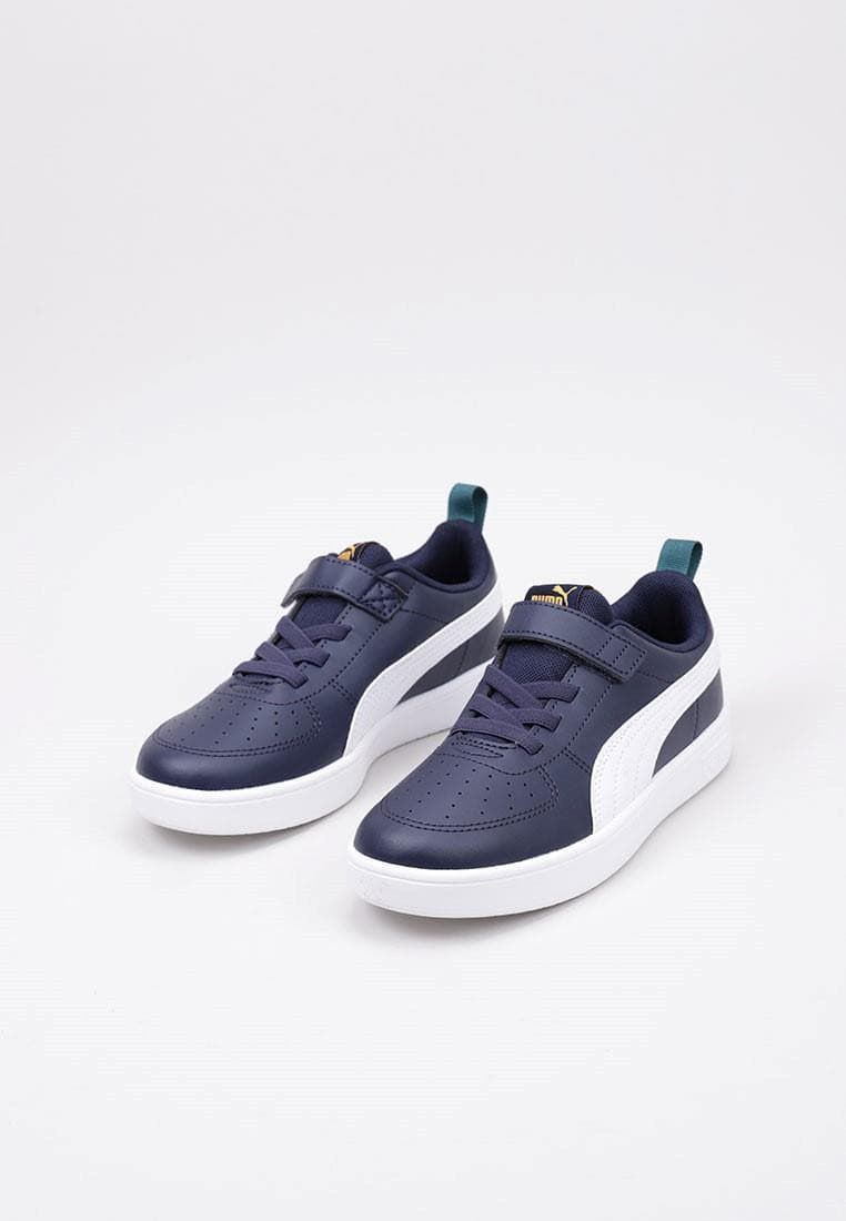 Puma Rickie Navy Blue Sneakers with Velcro - Image 3