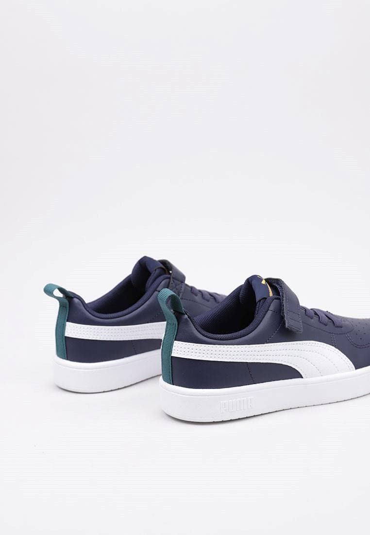 Puma Rickie Navy Blue Sneakers with Velcro - Image 4