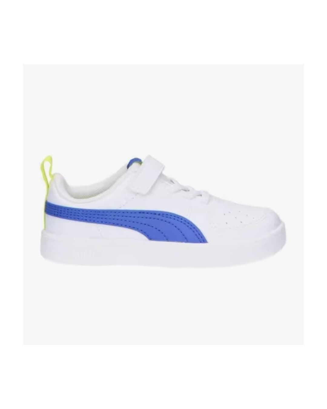 Puma Rickie White-Blue Sneakers with Velcro - Image 1
