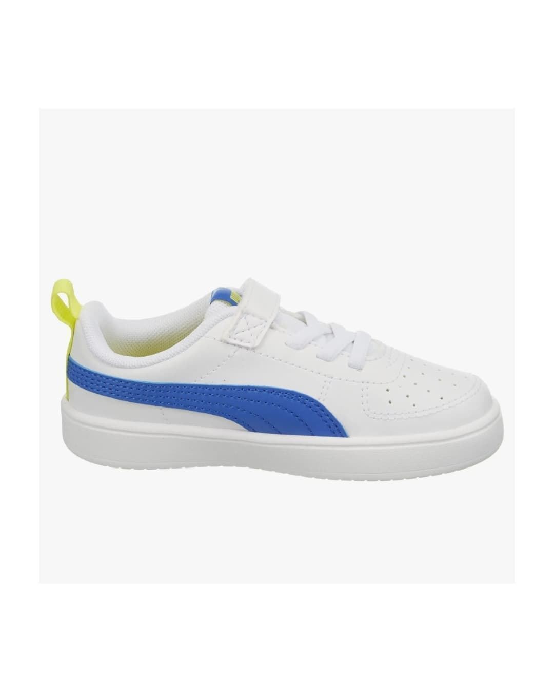 Puma Rickie White-Blue Sneakers with Velcro - Image 3