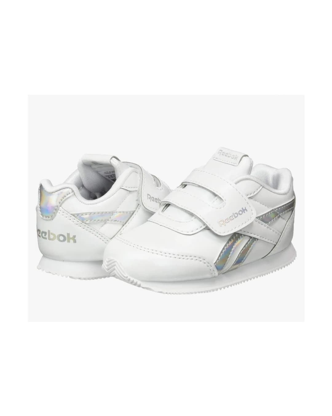 Reebok Royal Cljog Girl's Sneakers White Silver - Image 3