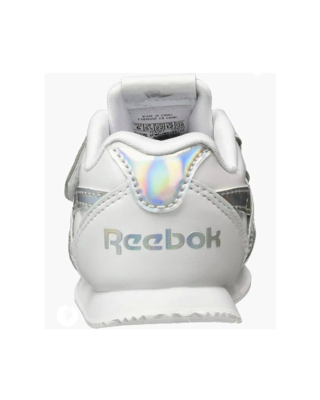 Reebok Royal Cljog Girl's Sneakers White Silver - Image 5