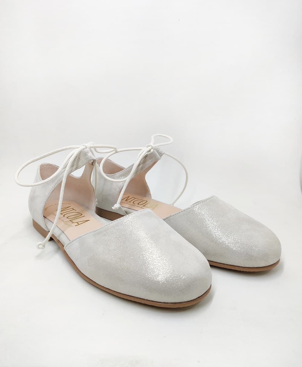 Ruth Secret French Tie in Nacre Mink - Image 2