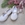 Ruth Secret Girl's Ballet Flats Rustic Linen with Ribbons - Image 1