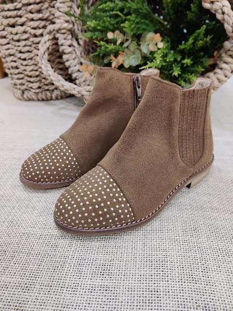 Ruth Secret Girl's Camel Ankle Boot - Image 1