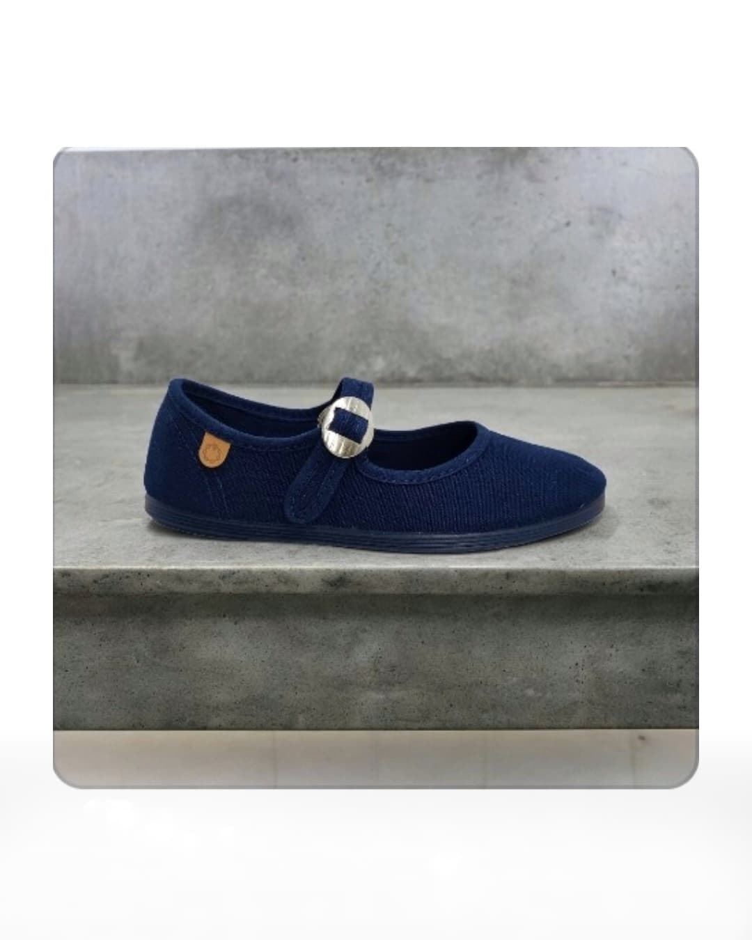 The Merceditas Chain for girls Navy Blue Canvas - Image 4