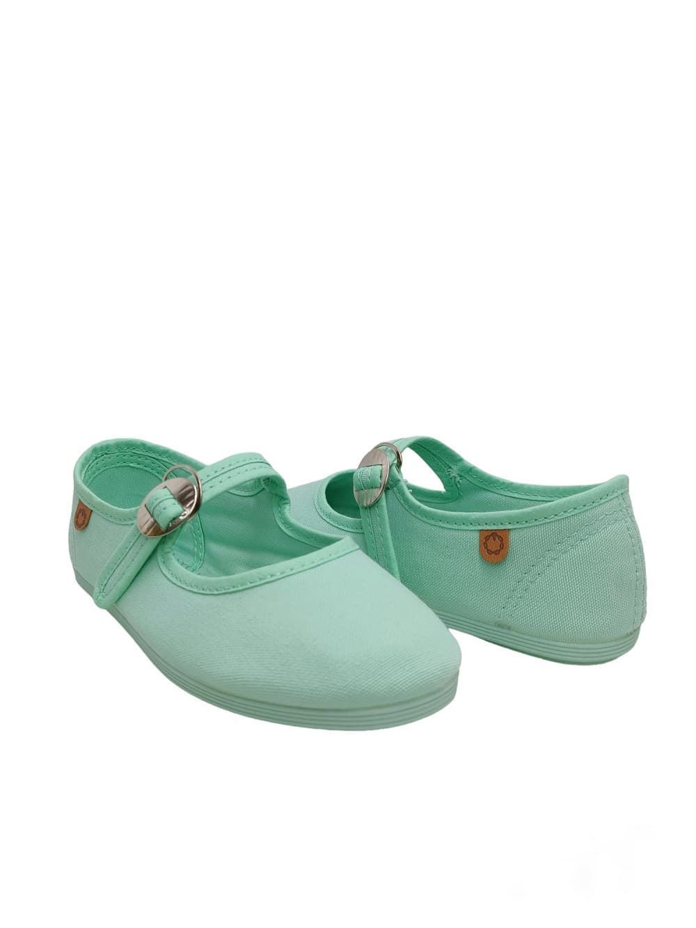 The Merceditas Chain for girls Water Green Canvas - Image 1