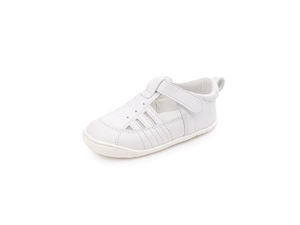 Titanitos Respectful Ezra White Sandals - Image 1