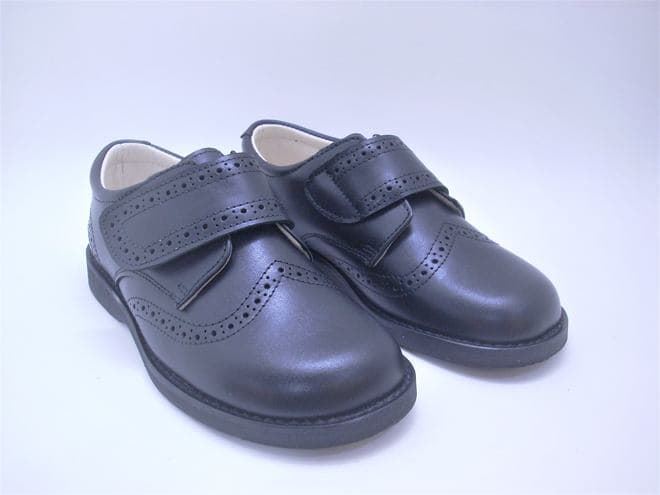 Unisex Children's Black Velcro Shoe - Image 1