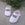 White canvas baby Mary Janes without sole - Image 1