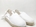 White wedge espadrilles with ribbons for girls and women - Image 2