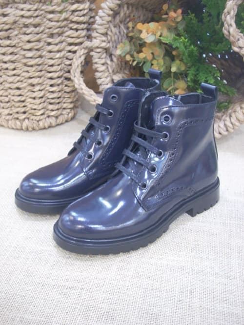 Yowas Navy Blue Girl Ankle Boots - Image 1