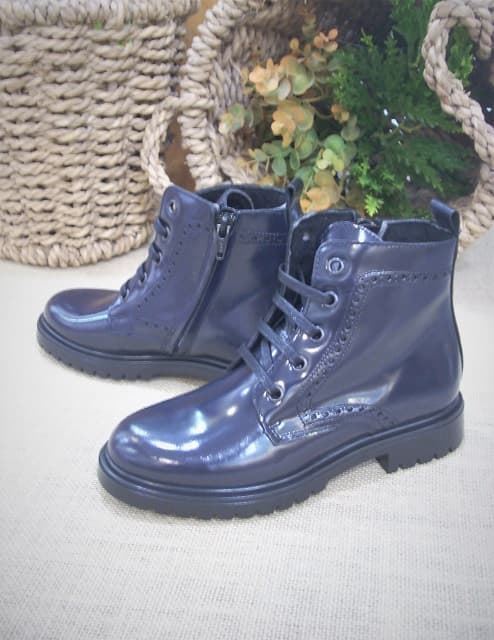 Yowas Navy Blue Girl Ankle Boots - Image 3
