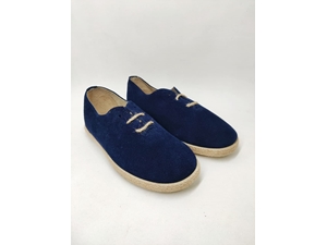 Batilas Zapato estilo Yute niños Serraje Azul Marino - Imagen 1