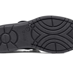 Gorila Zapato Colegio piel Negro con Velcro - Imagen 2