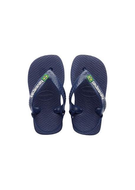 Havaianas Bebe Brasil Logo II Marino - Imagen 1