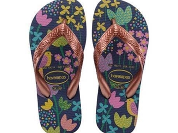 Havaianas Chanclas para niños Kids Flores Azul - Imagen 1