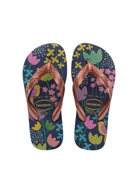 Havaianas niña Kids Flores Azul - Imagen 1