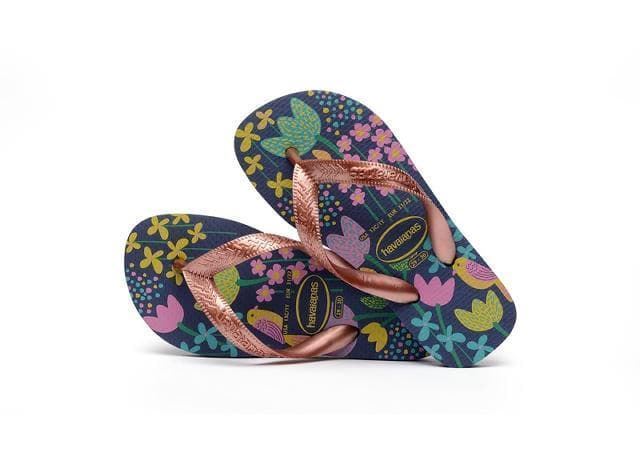 Havaianas niña Kids Flores Azul - Imagen 2